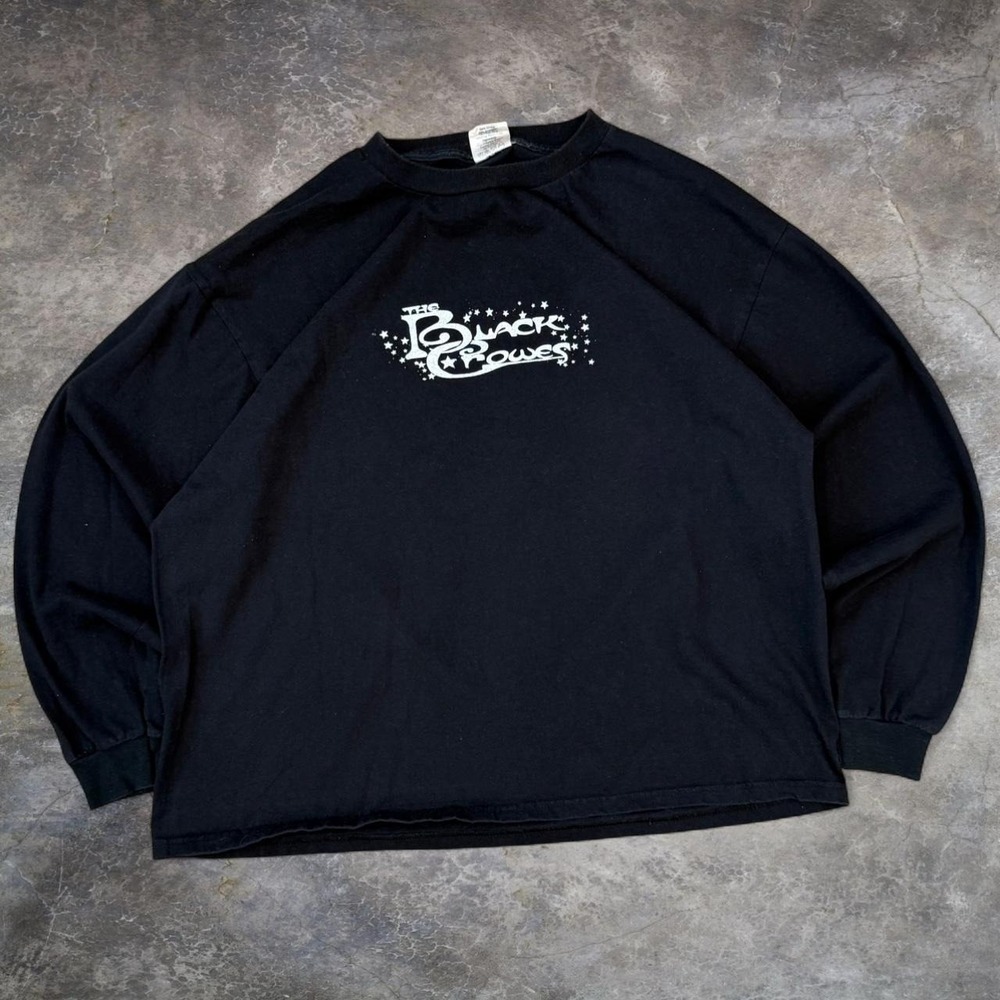 Vintage The Black Crowes Long Sleeve Band Tee Men's Size XL Grunge Goth 90s Y2K